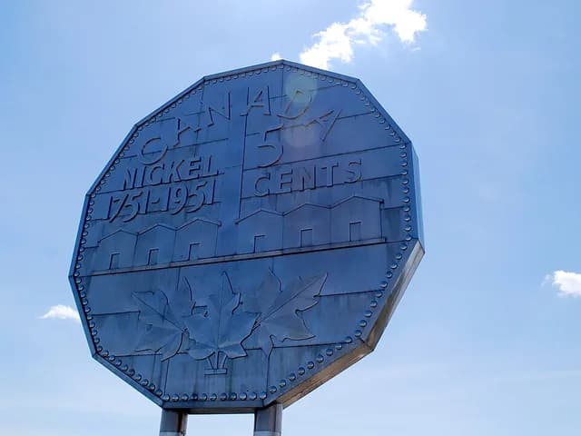 The Big Nickel landmark in Sudbury